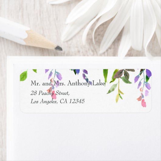 Waterverf Floral Spring Etiket (Insitu)