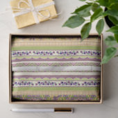 Waterverf Floral Spring Paars Quilt Decoupage Tissuepapier (Geschenk)