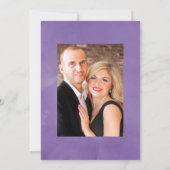 Waterverf Floral Spring Wedding Invitation Kaart (Achterkant)