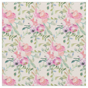 Waterverf Floral Stof