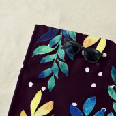 Waterverf Floral Strandlaken (In situ)