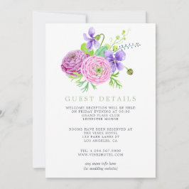 Waterverf Floral Summer Wedding