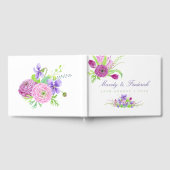 Waterverf Floral Summer Wedding Gastenboek (Volledig)