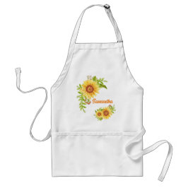 Waterverf Floral Sunflower Schort