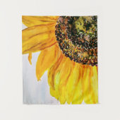 Waterverf Floral Sunflower Wandkleed (Voorkant)