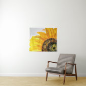Waterverf Floral Sunflower Wandkleed (In Situ (horizontaal))
