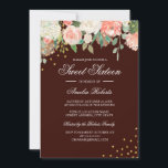 Waterverf Floral Sweet Sixteen Kaart<br><div class="desc">florale Sweet 61-uitvindingen in de Little Bayleigh Store.</div>