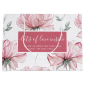 Waterverf Floral Sympathie Gift Bag Groot Cadeauzakje (Voorkant)