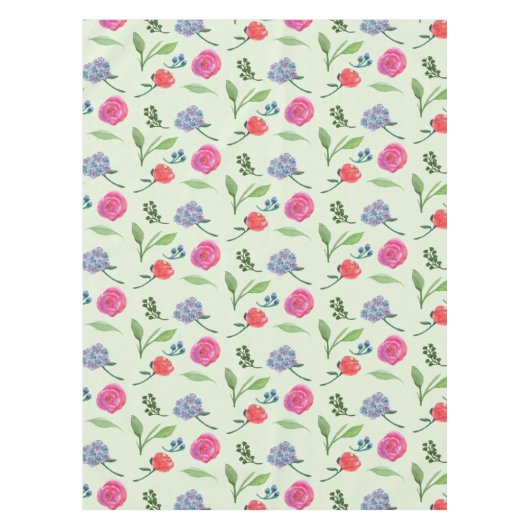 Waterverf Floral Tafelkleed (Voorkant)
