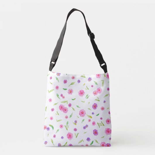 Waterverf Floral Tas | Bloemencadeaus voor mama (Achterkant)
