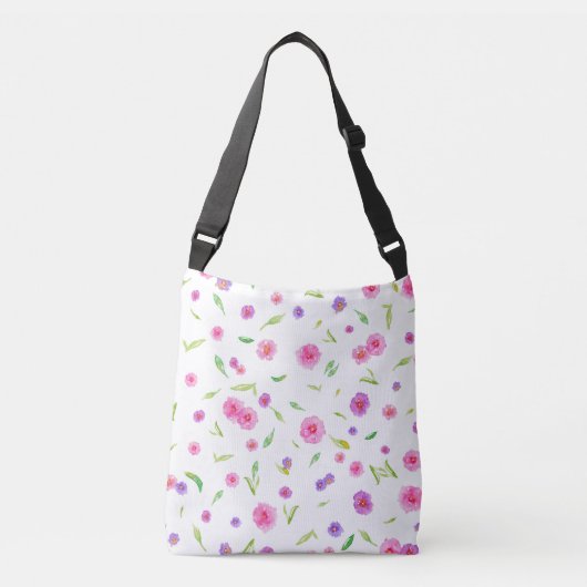 Waterverf Floral Tas | Bloemencadeaus voor mama (Voorkant)