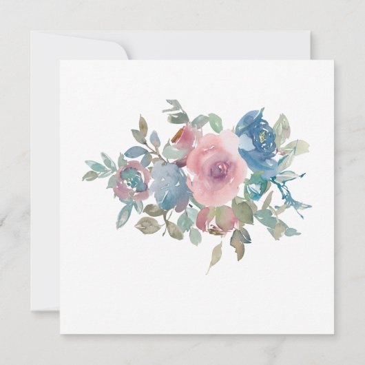 Waterverf Floral Tea (Achterkant)