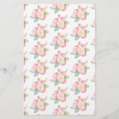 Waterverf Floral Tea | Advies van de Baby shower (Achterkant)