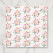 Waterverf Floral Tea | BABY SHOWER Bedankjes Labels (Achterkant)