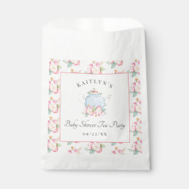 Waterverf Floral Tea | BABY SHOWER Bedankzakje