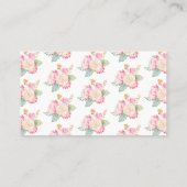 Waterverf Floral Tea | BABY SHOWER Plaatskaartje (Achterkant)