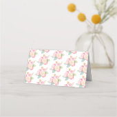 Waterverf Floral Tea | BABY SHOWER Plaatskaartje (Achterkant)