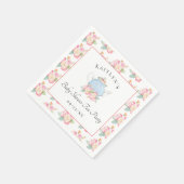 Waterverf Floral Tea | BABY SHOWER Servet (Hoek)