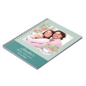 Waterverf Floral Tea Party Baby shower Guest Notitieboek (Linkerzijde)