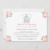 Waterverf Floral Tea | VRIJGEZELLENFEEST Kaart (Voorkant)