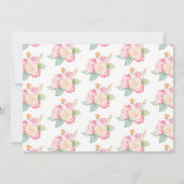 Waterverf Floral Tea | VRIJGEZELLENFEEST Kaart (Achterkant)