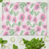 Waterverf Floral Theedoek (Gevouwen)