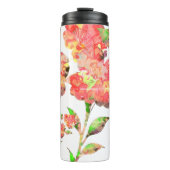 Waterverf Floral Thermosbeker (Voorkant)