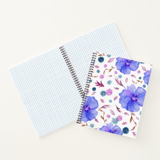 Waterverf Floral Travel Journal voor Europa Trips Notitieboek (Binnen)