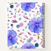 Waterverf Floral Travel Journal voor Europa Trips Notitieboek (Achterkant)