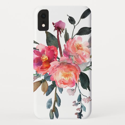Waterverf Floral Trendy Case-Mate iPhone Case (Achterkant)