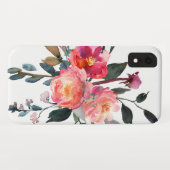 Waterverf Floral Trendy Case-Mate iPhone Case (Achterkant (horizontaal))