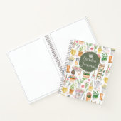Waterverf Floral Tuingereedschap Tuingereedschap J Notitieboek (Binnen)
