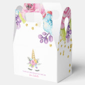 Waterverf Floral Unicorn Birthday Bedankdoosjes (Geopend)