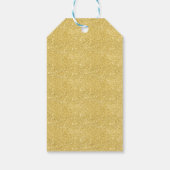 Waterverf Floral Unicorn Birthday Cadeaulabel (Achterkant)