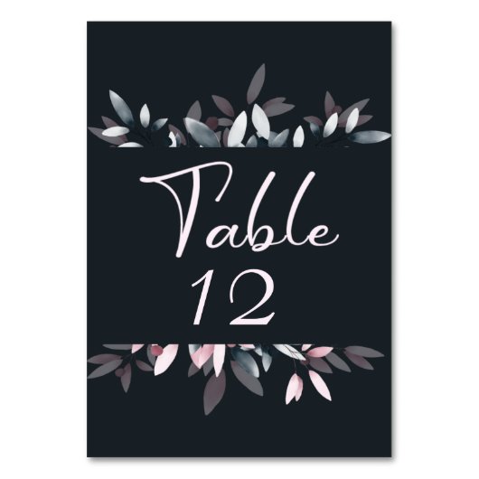 Waterverf Floral van de roze marine Kaart (Voorkant)