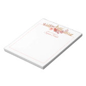 Waterverf Floral van de Schijf van het Manuscript Notitieblok (Linkerzijde)