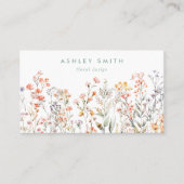 Waterverf Floral Visitekaartje (Voorkant)
