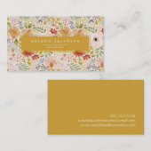 Waterverf Floral Visitekaartje (Voorkant / Achterkant)
