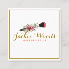 Waterverf Floral Visitekaartje