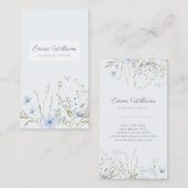 Waterverf Floral Visitekaartje (Voorkant / Achterkant)