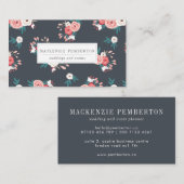 Waterverf Floral Visitekaartje (Voorkant / Achterkant)