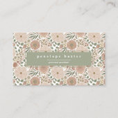 Waterverf Floral Visitekaartje (Voorkant)