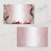 Waterverf Floral Visitekaartjes (Voorkant / Achterkant)