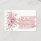 Waterverf Floral Visitekaartjes (Achterkant)
