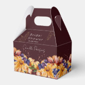 Waterverf Floral Vrijgezellenfeest Bedankdoosjes (Achterkant)