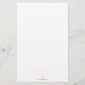 Waterverf Floral Vrijgezellenfeest Bingo Flyer (Achterkant)