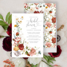   Waterverf Floral Vrijgezellenfeest