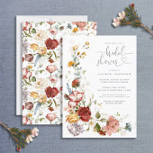   Waterverf Floral Vrijgezellenfeest Kaart