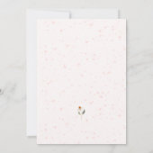 Waterverf Floral Vrijgezellenfeest Kaart (Achterkant)