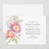 Waterverf Floral Vrijgezellenfeest Kaart (Voorkant / Achterkant)